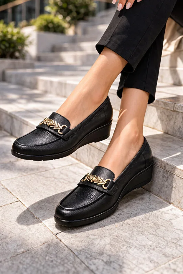 Moda Frato STL-503 Orthopedic Sole Women's Ballet Flats Mother's Shoes