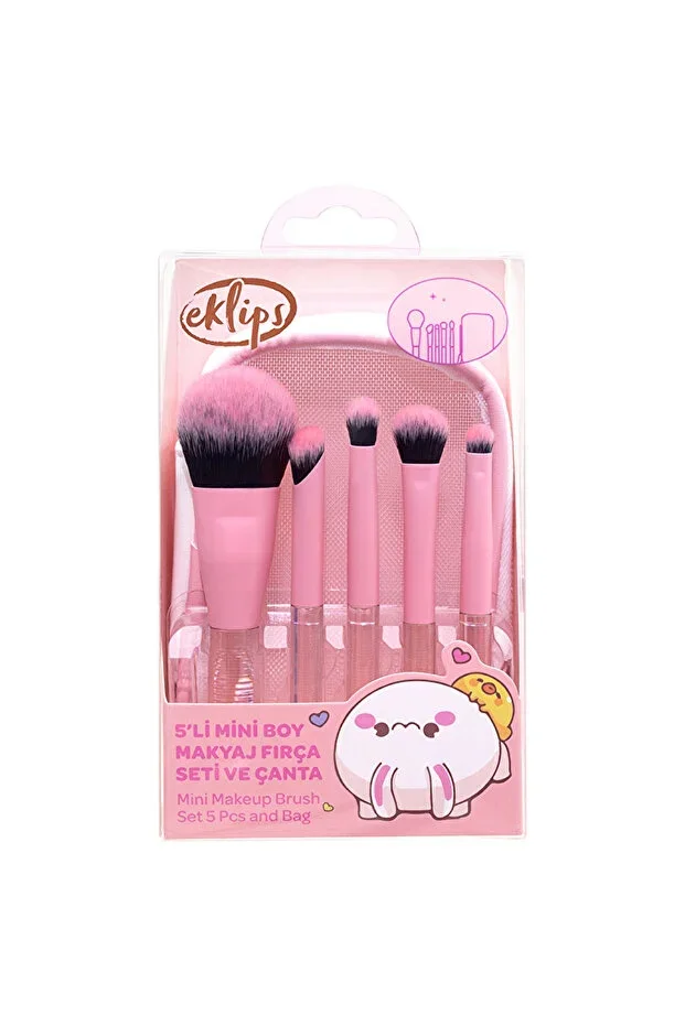 Karakter 5-Piece Bagged Mini Makeup Brush Set
