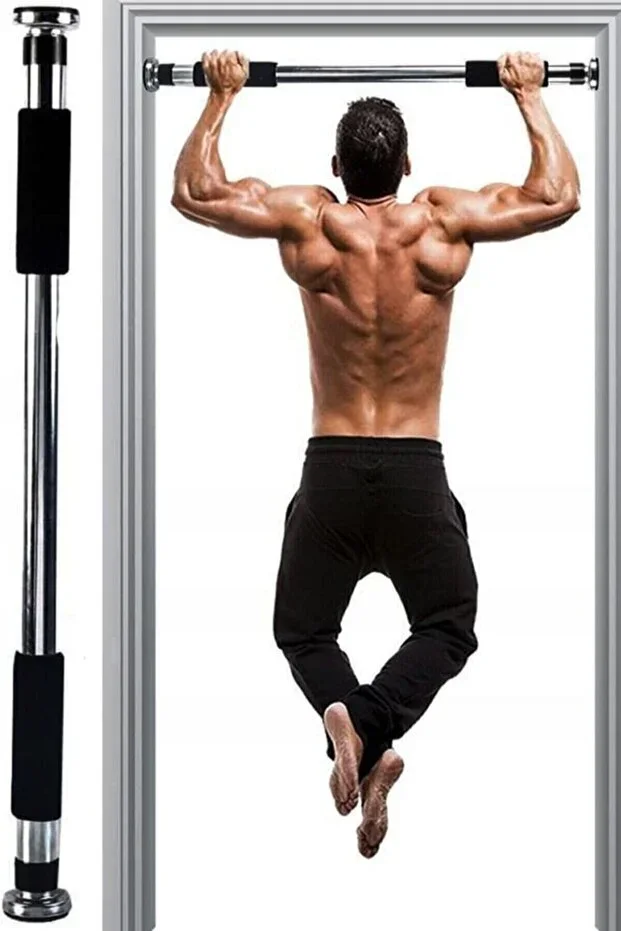 Corridor Door Pull-up Bar Pull-up Device Bar Rod Iron Bar 60-100 Cm