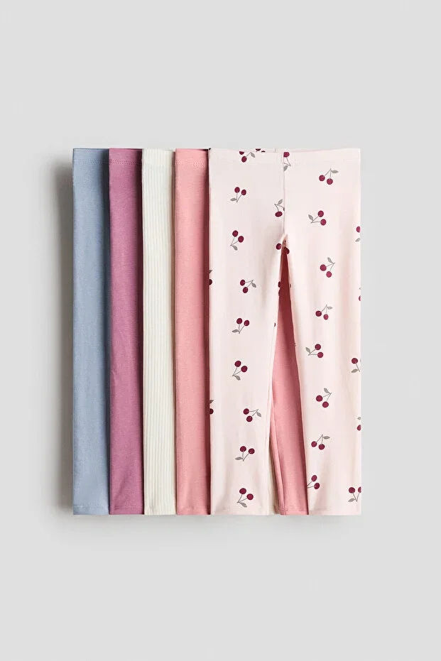 5-Pack Cotton Tights