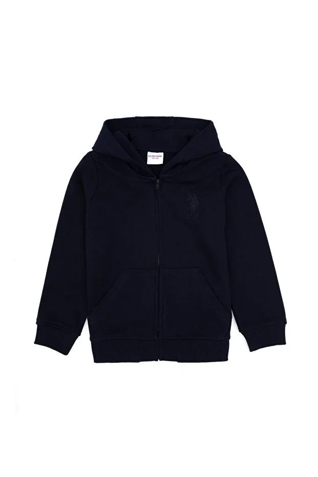 Boys Navy Blue Basic Sweatshirt 50308439-VR033