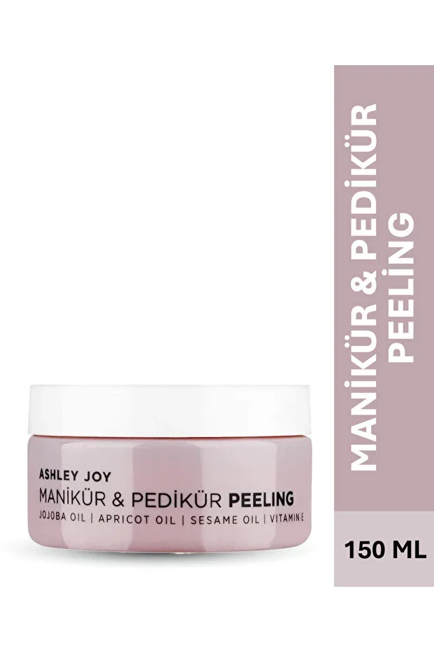 Manicure Pedicure Peeling 150 ml Body, Nail Care, with Jojoba & Sesame Oil, Niacinamide and Vitamin E