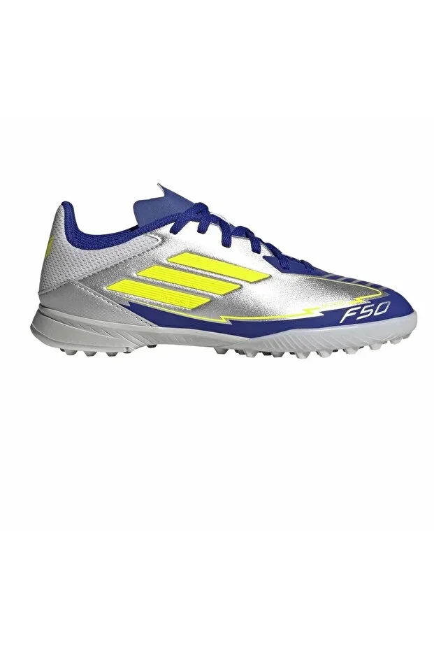 Grey Kids Football Shoes IH0925-F50 LEAGUE TF J MESSI