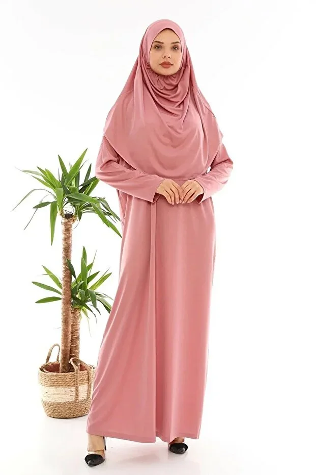 medipek Easy Wear One-Piece Prayer Dress Dusty Rose