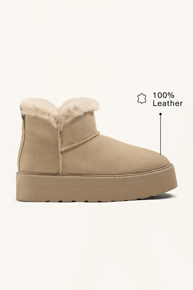 Platform Leather Boots