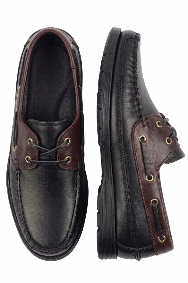 ALTA GRACIA Genuine Black Leather Lightweight Orthopedic Loafer Shoes Casual Daily