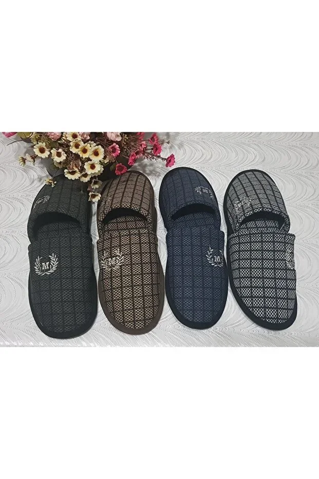 4-Piece Men's House Slippers - Groom, Dowry Bundle, Guest, Balcony Slippers