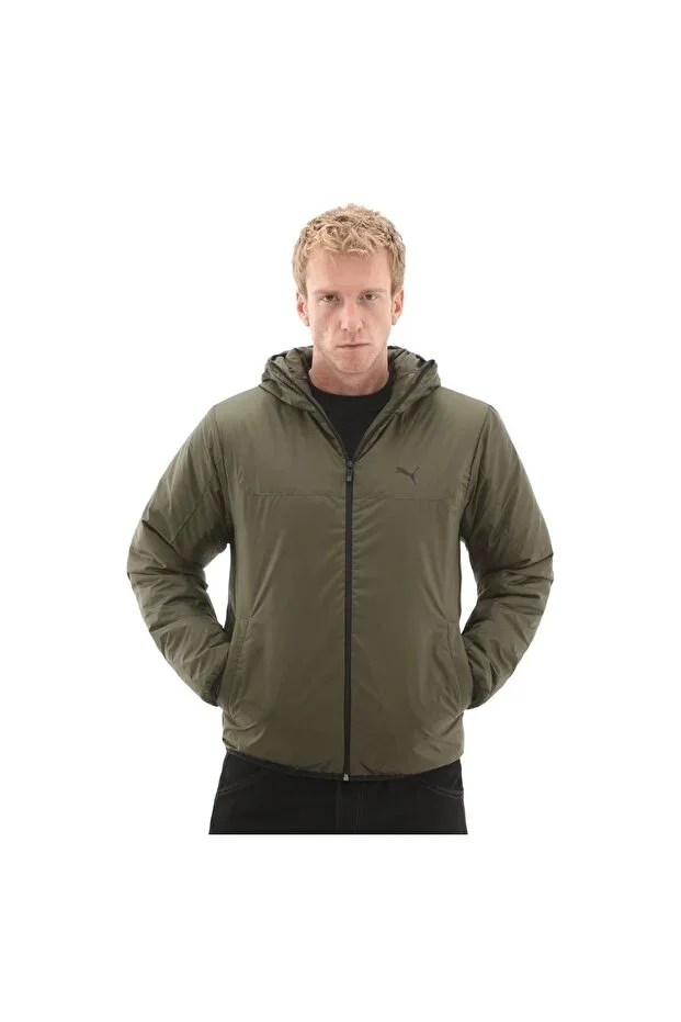 688296-70 Ess Light Padded Jacket Men's Jacket Green