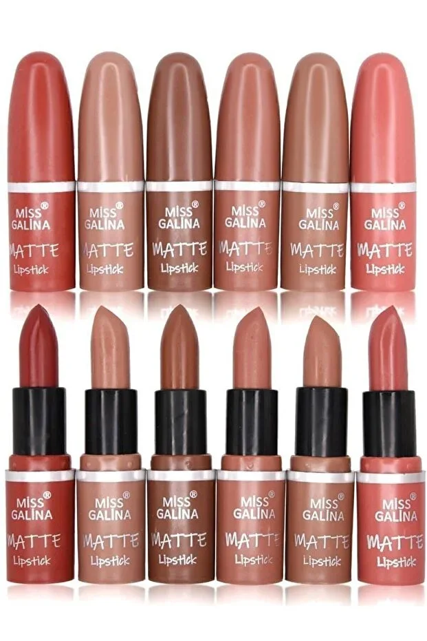 Miss Galina Matte 6'lı Lipstick Set A Series