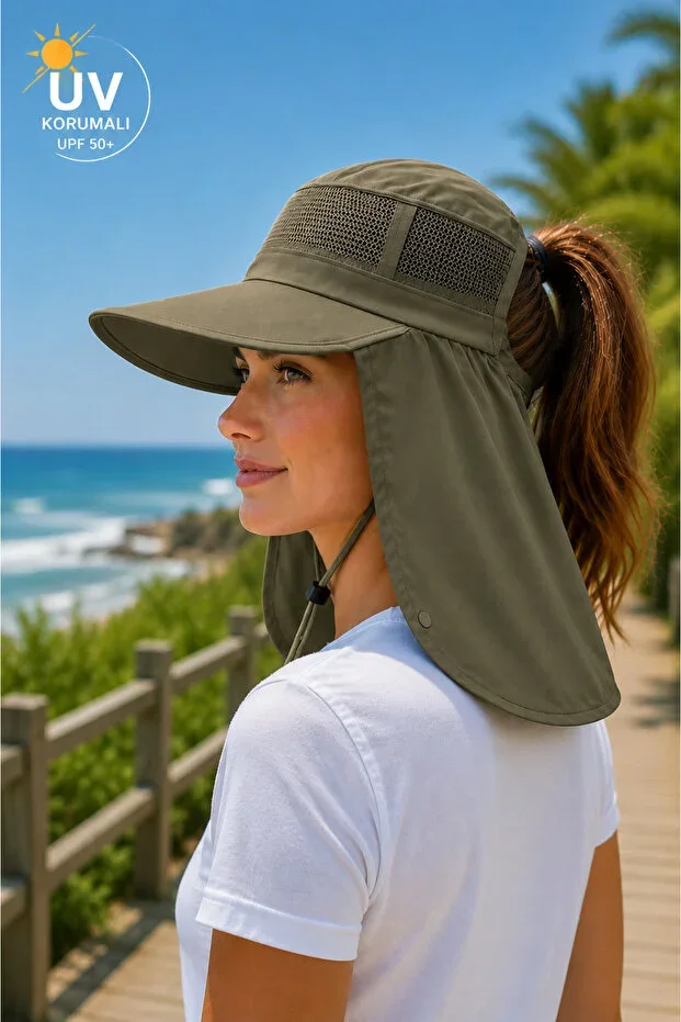 Summer Walking Sports Scouting Work Hat with Neck Protection