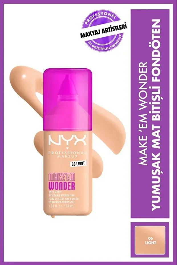 Make’ Em Wonder Soft Matte Finish Foundation 06 - Light
