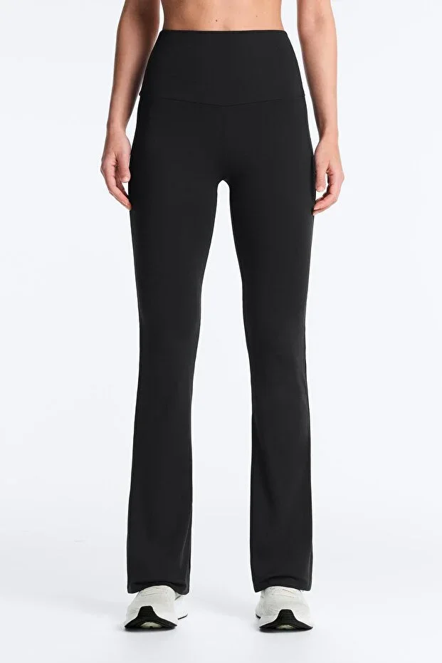 Oysho Comfortlux 80 cm super high rise flare trousers
