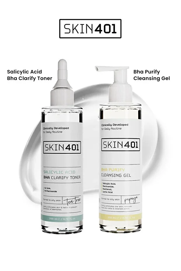 Special Set for Oily and Combination Skin Against Blackheads and Blemishes Face Cleansing Set