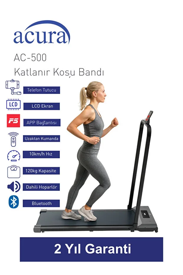 AC-500 Bluetooth, Speaker, Remote Controlled Folding Treadmill