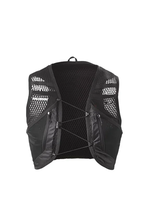 Salomon Act Skin 12 No Flasks Unisex Black Running Vest LC2205700