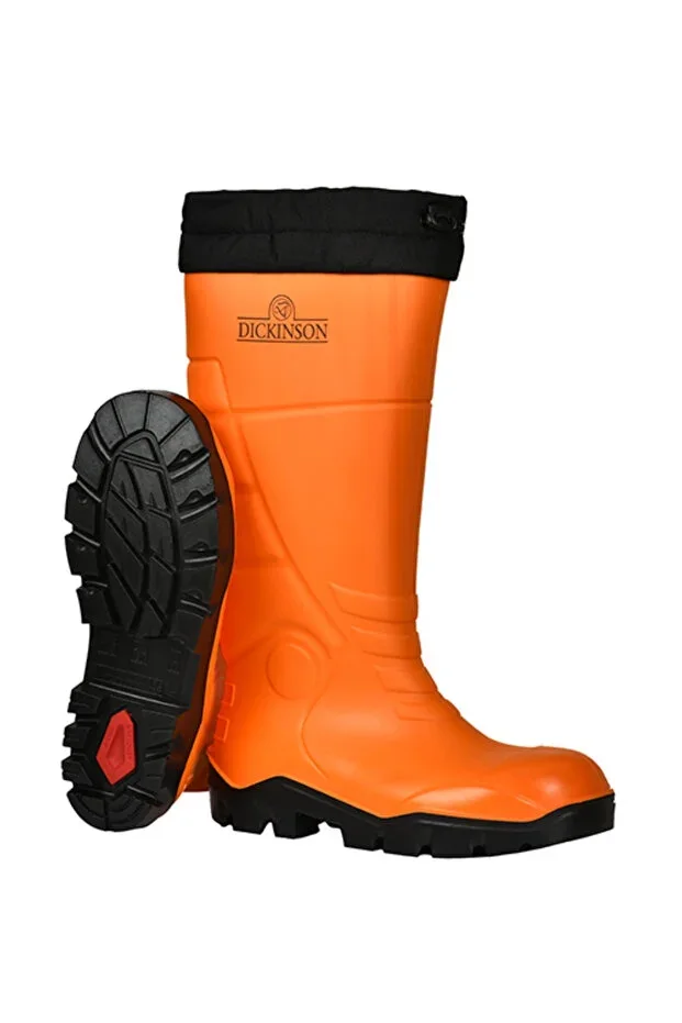 Orange Black Long Boot