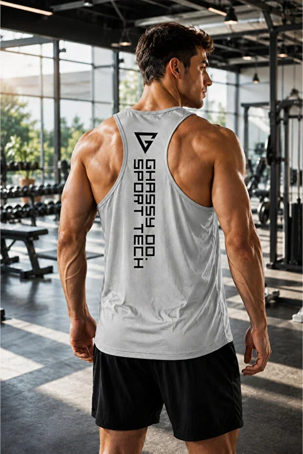 Men's Dry Fit Y-back Gym Fitness Athlete Tank Top Gym-101