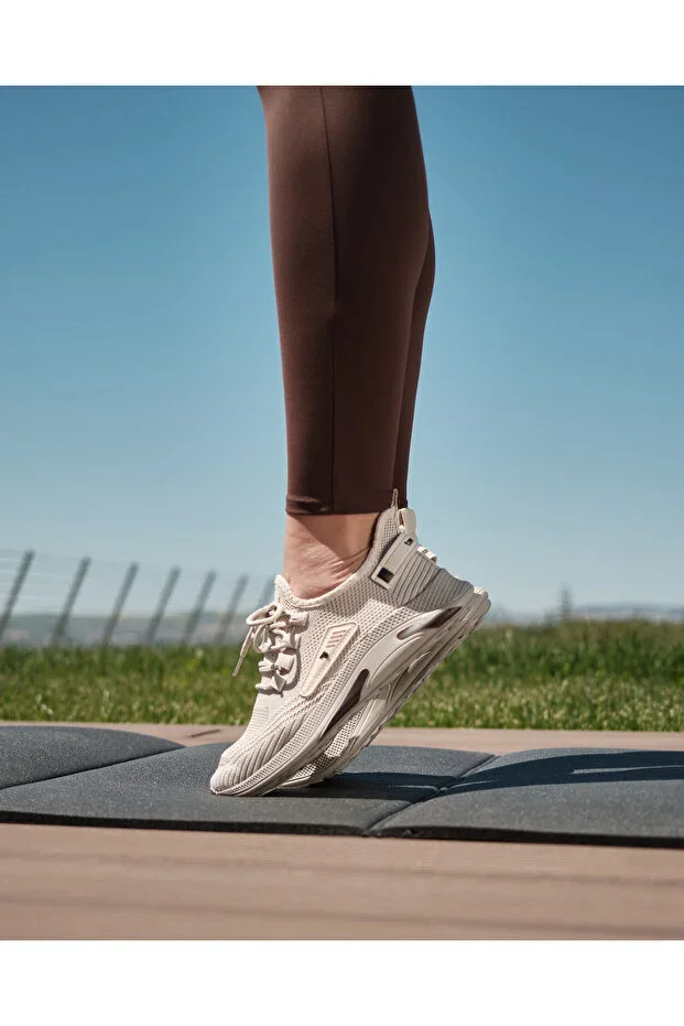 Unisex Beige Flexible Comfort Casual Fit Sports Shoes