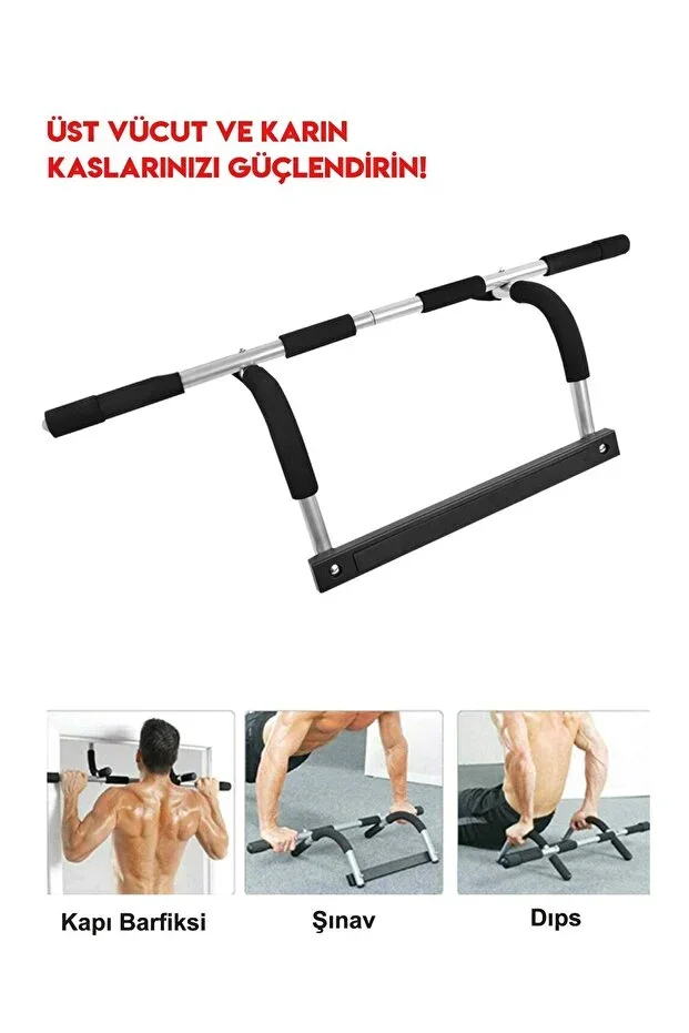 Multi Functional Door Bar Pull-up Crunch Push-up Device