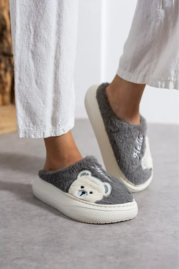 Women's Winter Plush Slippers Washable Lightweight Comfortable Sole (NARROW FIT, CHOOSE ONE SIZE LARGER)