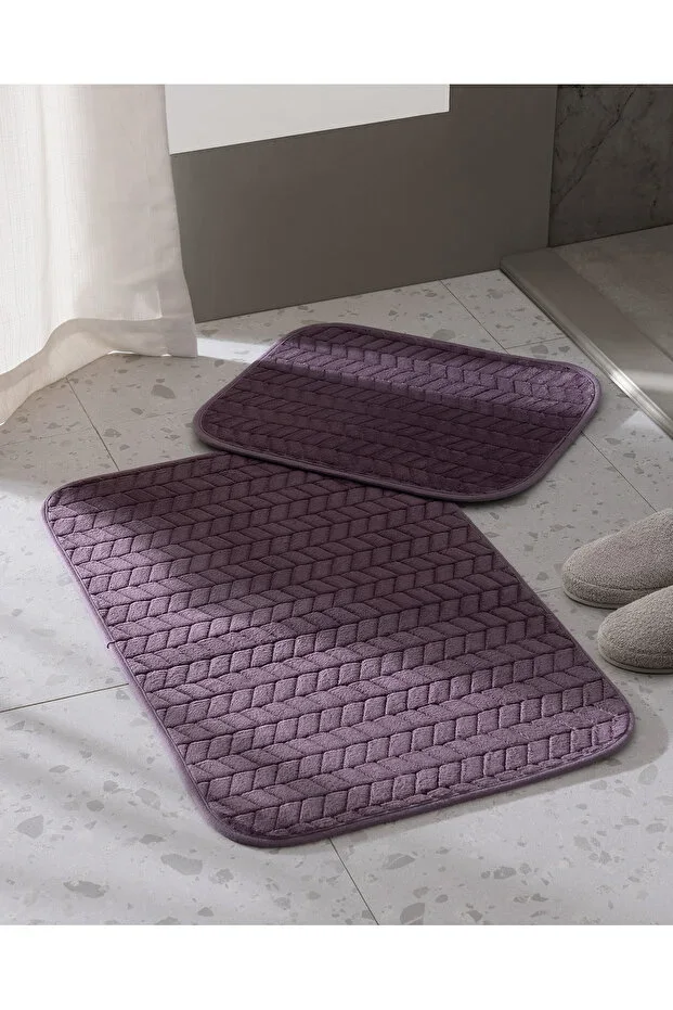 Norris Bath Mat - Dark Purple