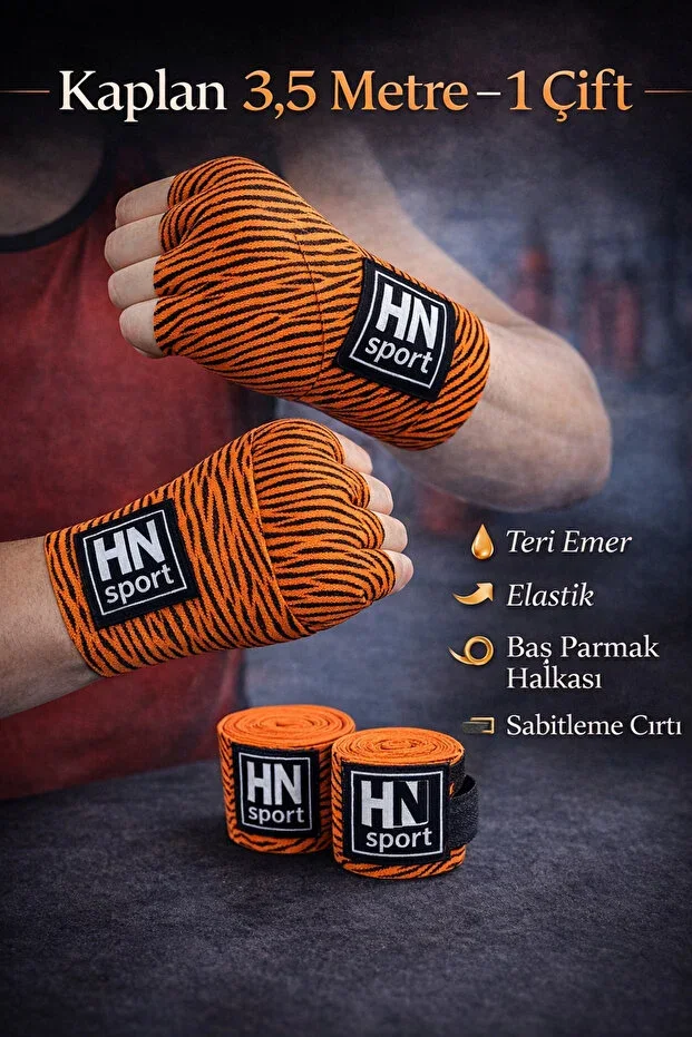 Boxing Kick Boxing Muay Thai Wushu Sanda All Sports Hand Bandage 3.5 m X 2 Pcs Elastic Boxing Bandage