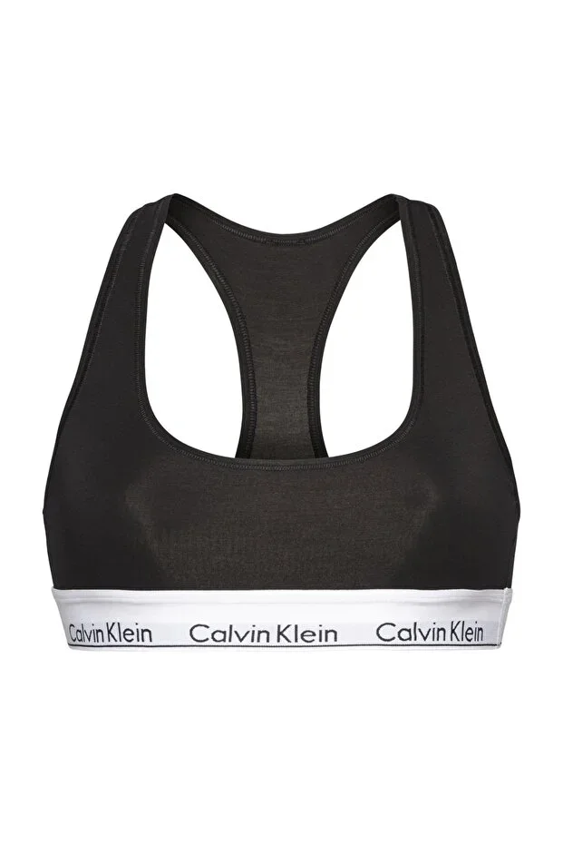 Women's Brand Logo Elastic Band Daily Grey Sports Bra F3785E 020