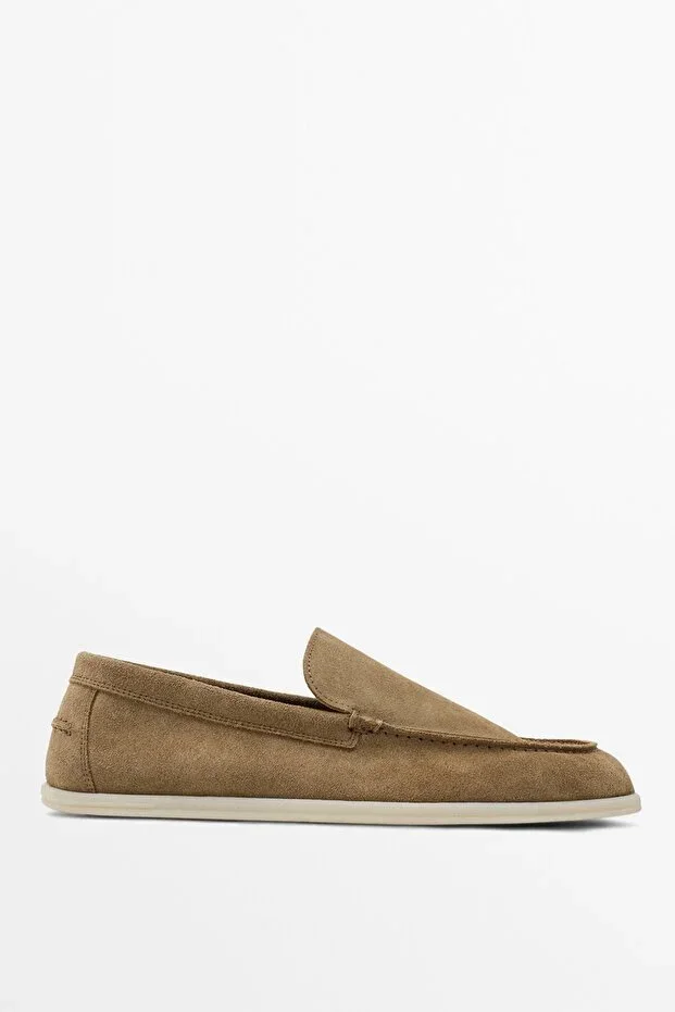 Soft suede leather moccasins