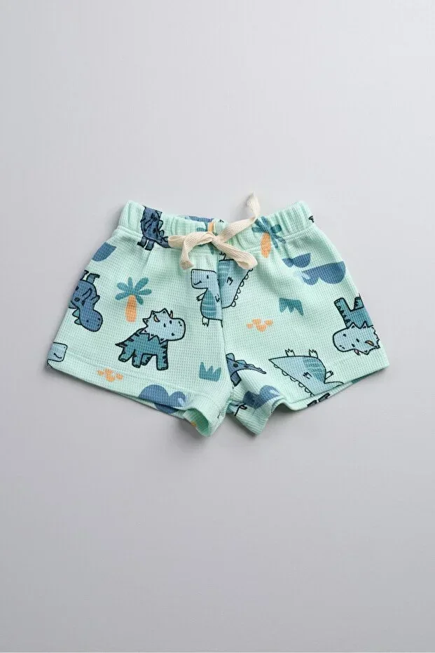 Waffle Knit Fabric Summer Baby Shorts 100% Cotton