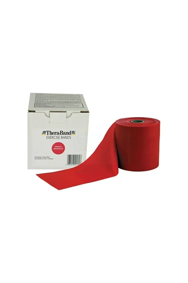 THERABAND 20530 Exercise Band 1.5 Meter Medium Resistance Red