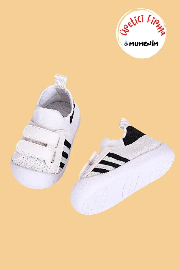 Wisil Children Baby Orthopedic Soft Sole White First Step Shoes