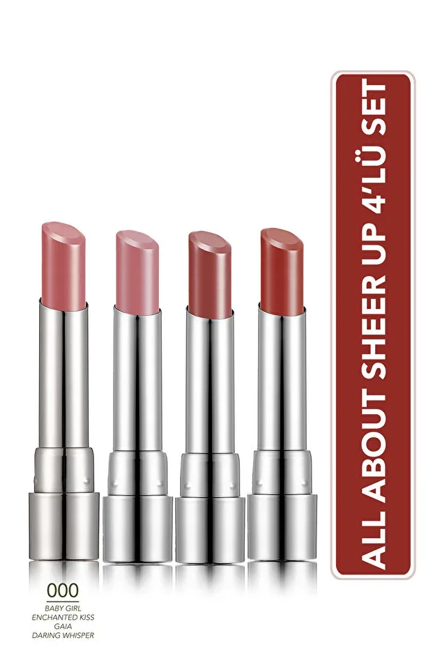 All About Sheer Up 4'lü Makeup Set