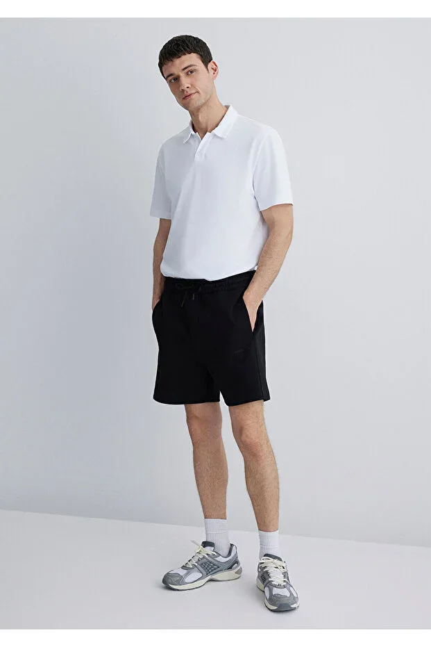 Black Siyah Basic Shorts 0410258-900