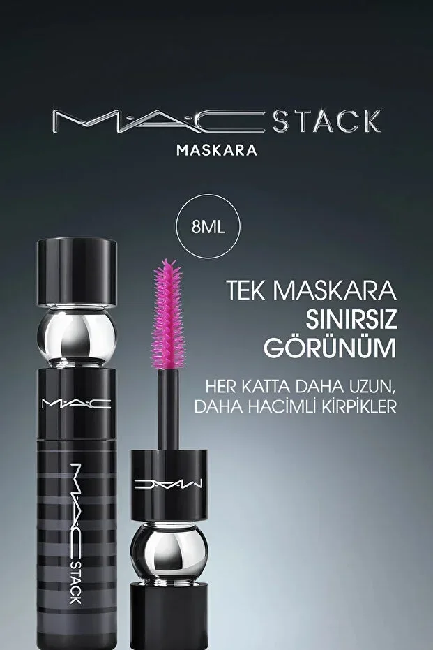 M.A.C Macstack Mascara Mega Brush 8ml - Curling, Lengthening and Volumizing Mascara