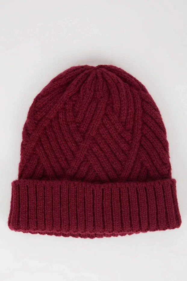 Basic Plain Knit Beanie Girl Child C7644A824WN