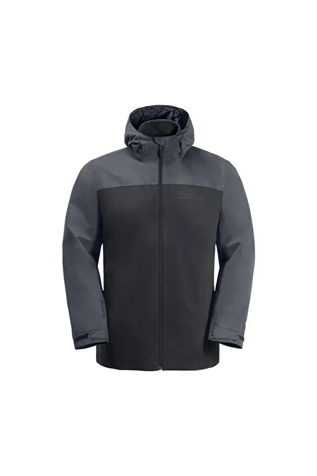 Jack Wolfskin Taubenberg 3in1 Men's Grey Outdoor Jacket MEN'S OUTDOOR JACKET