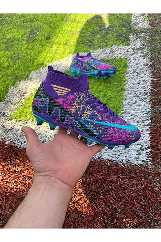 Kids Cleats Prof Football Shoes Turf Shoes Socks Cleats Adult