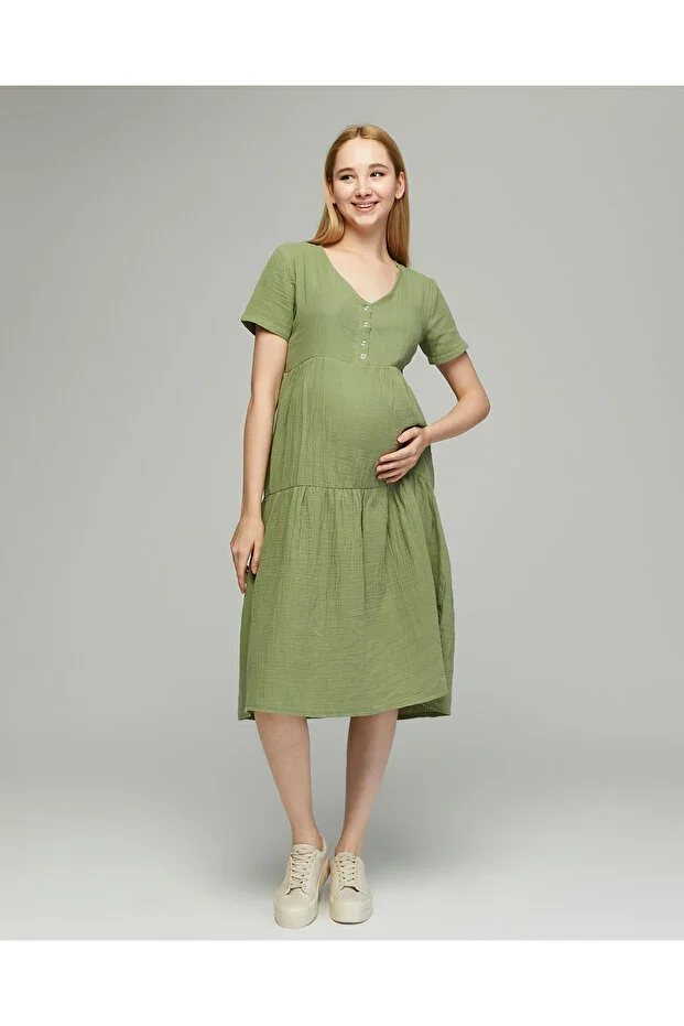 Shyann Nefti Nursing Maternity Dress
