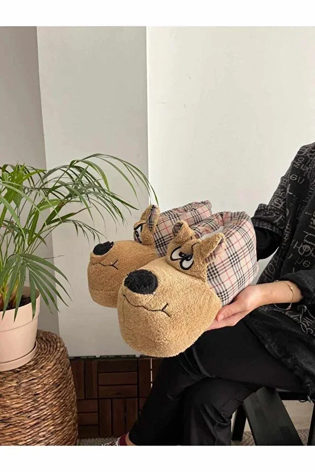Unisex Angry Dog Slipper