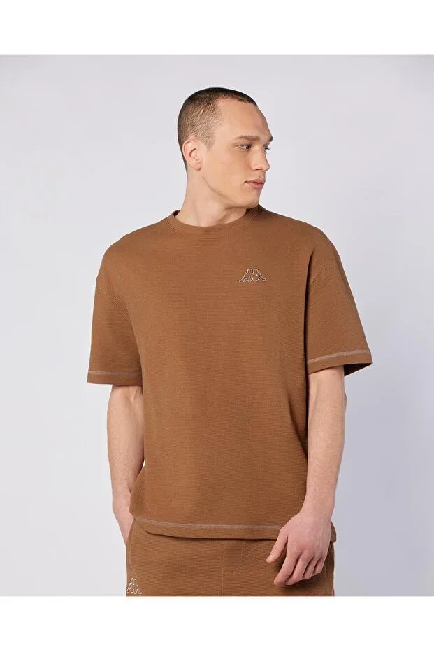 Kappa Logo Pronton Men's Grey Regular T-Shirt