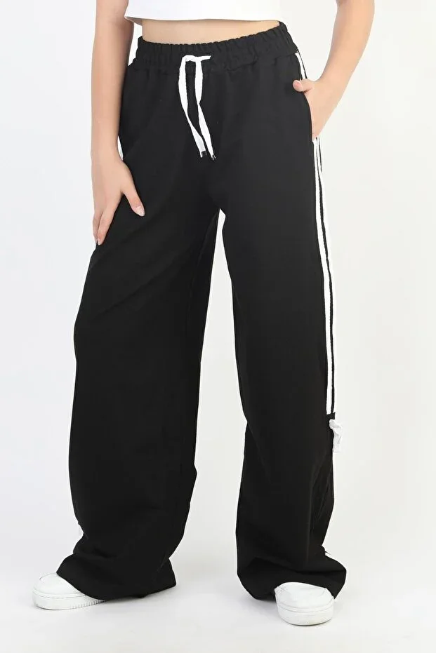 Girls' Pocketed Relaxed Fit Jersey Sweatpants