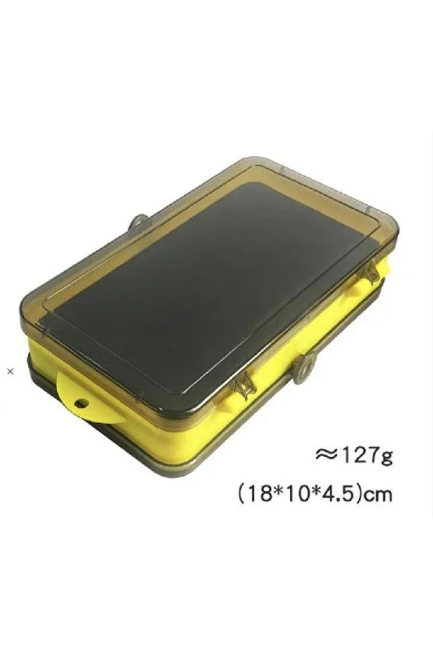 Fishing box, fishing rod bag (10x18 cm One side for jigs, one side for silicone lures)