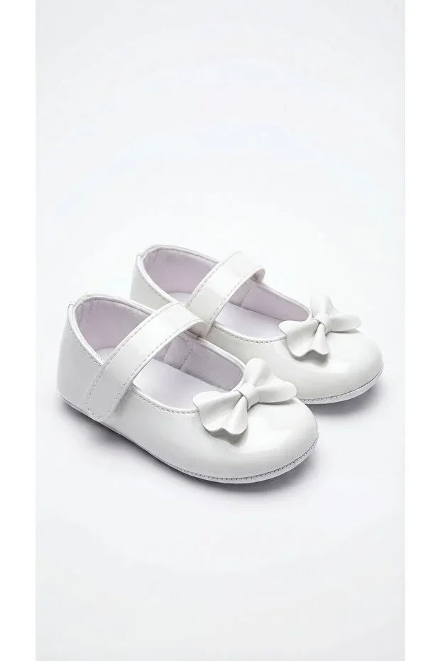 Baby Ballet Shoes, First Step Bow Baby Booties, Bow Decorated Baby Shoes