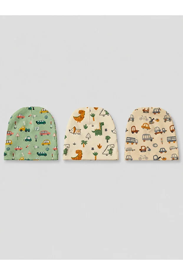 3-Piece Newborn Hat Set
