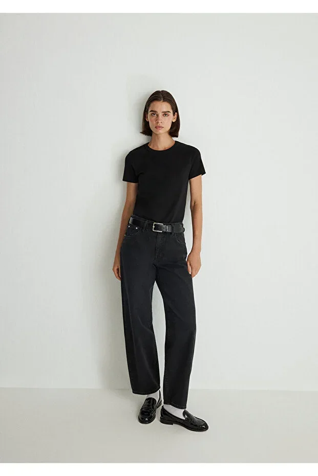 Mavi Leila Real Blue Gri Smoke Jean Trousers 1010600-88244