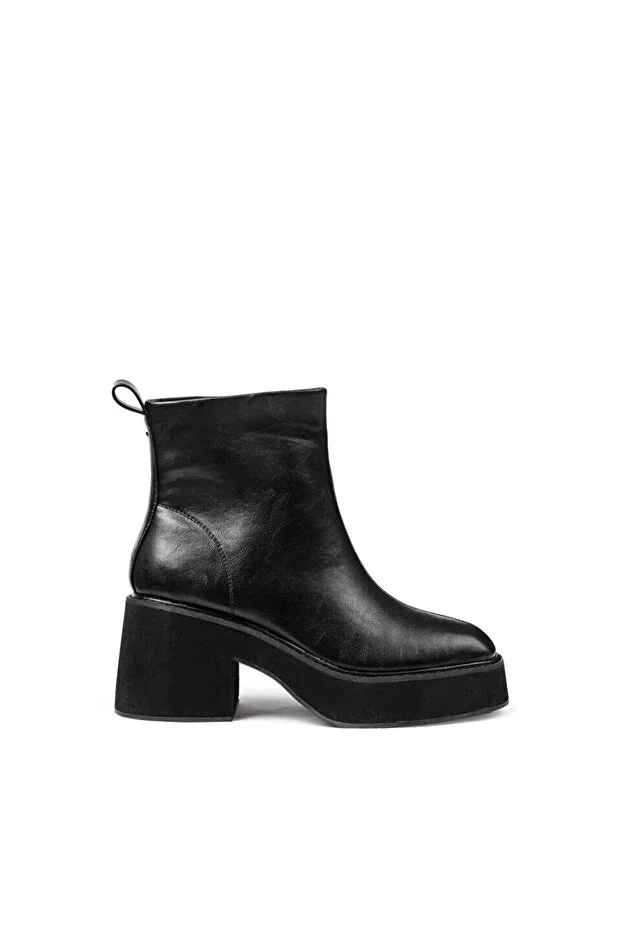 Block Heel Black Women's Boot & Bootie TW6250034011