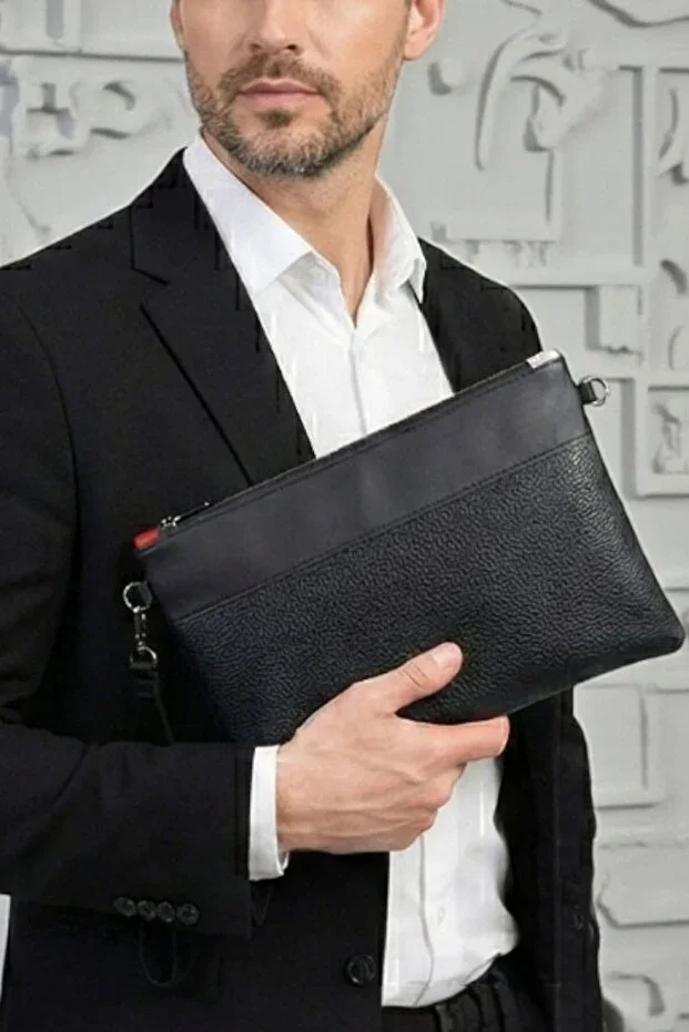 Artificial Leather Clutch Bag Portfolio Bag LD629