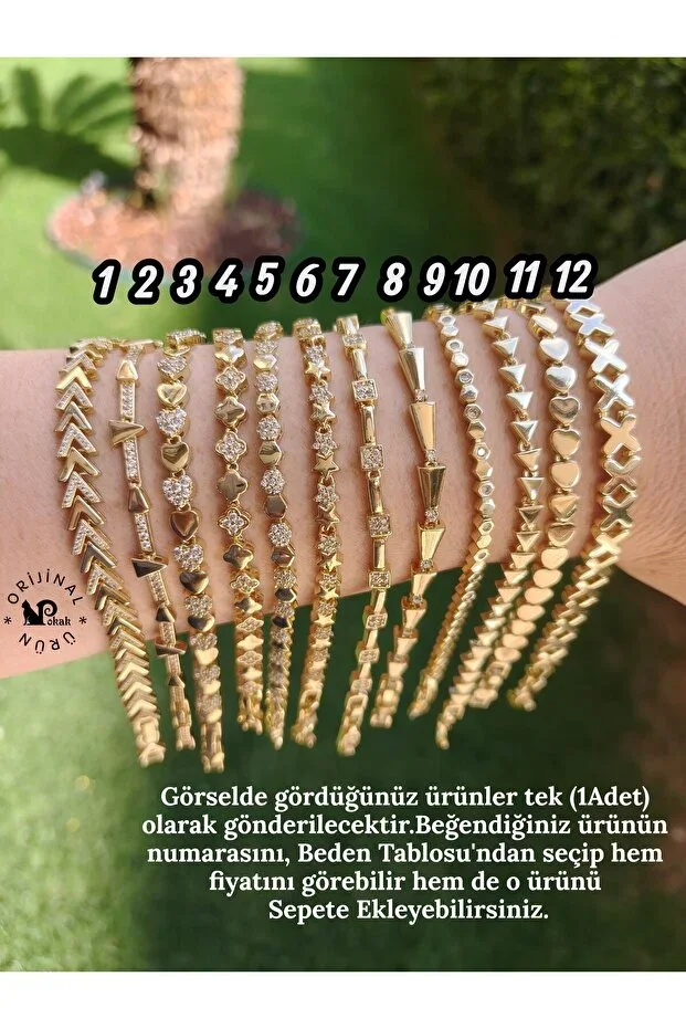 CM JEWELRY 14K Gold Plated Color Goldsmith Craftsmanship Vip Bracelet - 1 Piece -