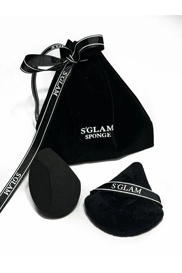 MAKEUP SPONGE AND MEDIUM POWDER SPONGE SET
