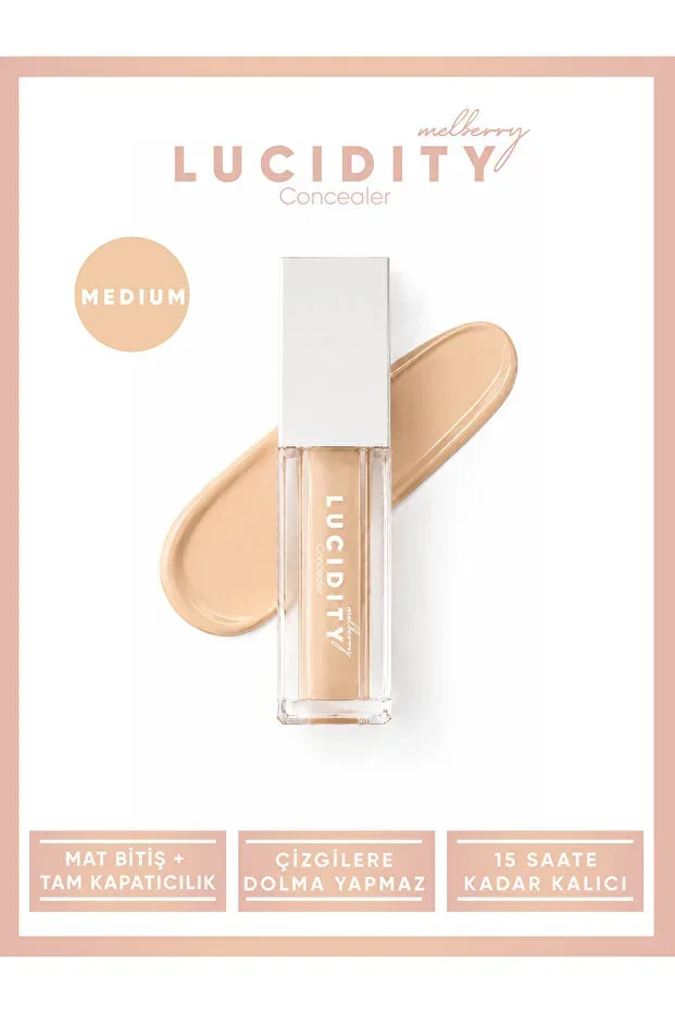 Lucidity Liquid Concealer - Concealer - Medium - Flawless Coverage Spf15